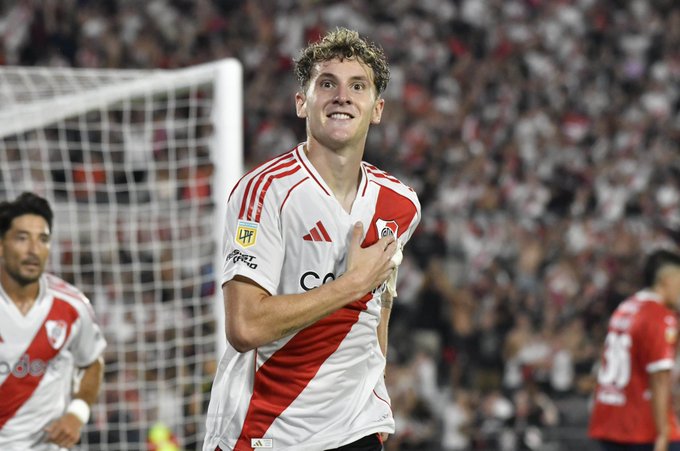 River le ganó a Independiente y le cortó el invicto en el Torneo