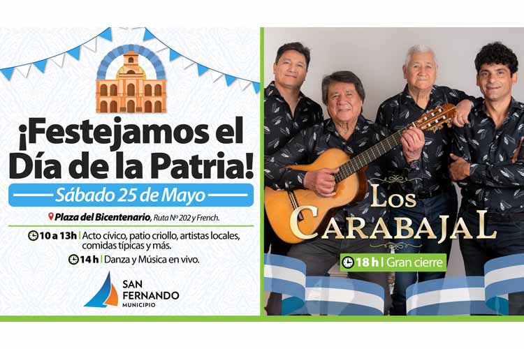 San Fernando Celebra el Día de la Patria con Los Carabajal