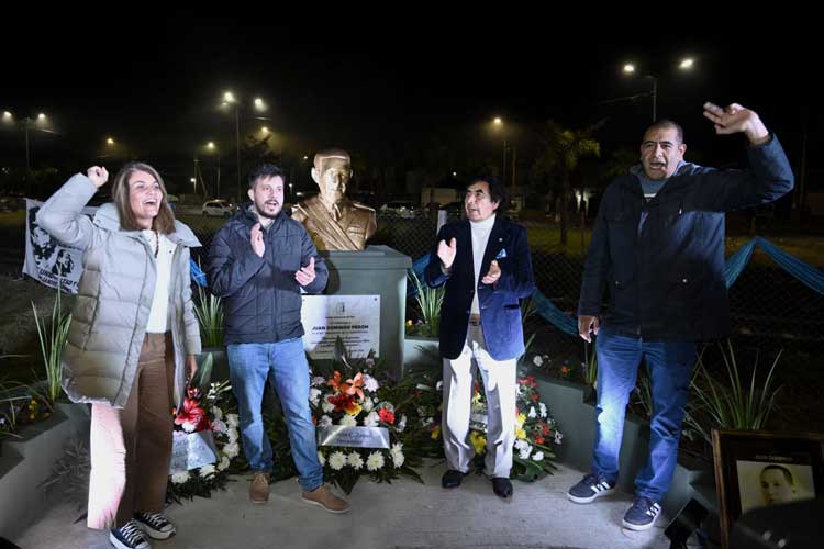 Homenaje del PJ de Tigre a Perón en el 50° aniversario de su fallecimiento