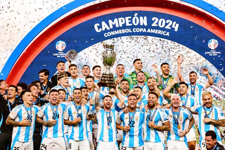 Argentina derrotó a Colombia y logró el bicampeonato en la Copa América