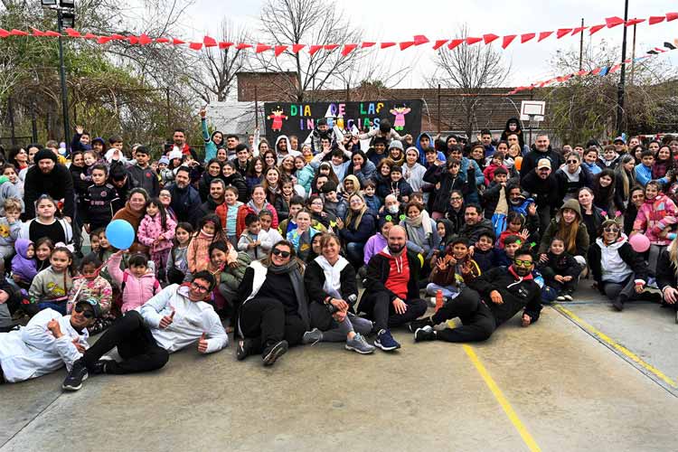 Niños y niñas de Tigre disfrutaron el Día de las Infancias en plazas y polideportivos