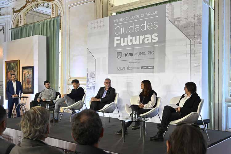 Julio Zamora inauguró el ciclo de charlas Ciudades Futuras en Tigre