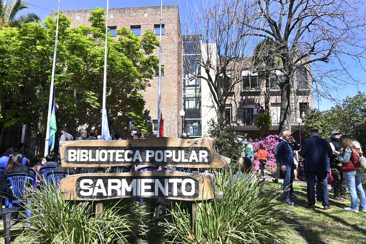 Julio Zamora participó del 108 aniversario de la Biblioteca Popular Sarmiento en Tigre