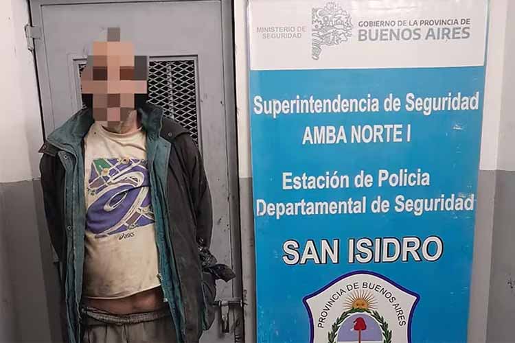 Robo fallido en San Isidro: el ladrón no pudo llevarse nada y fue detenido