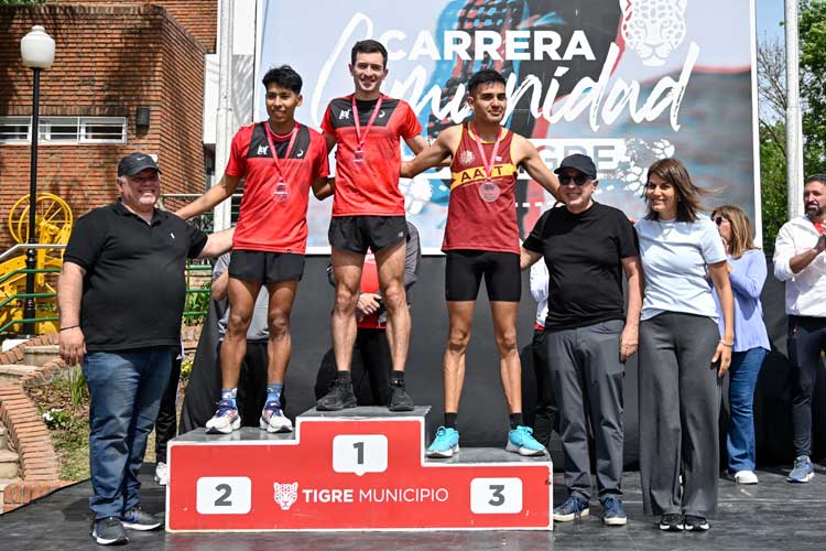 Más de 800 vecinos participaron en la Carrera Comunidad de Tigre por el aniversario de Dique Luján