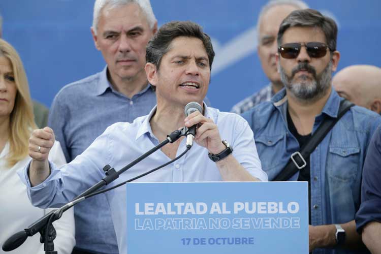 Axel Kicillof en el Día de la Lealtad