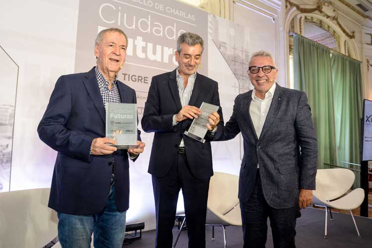 Julio Zamora cerró el ciclo “Ciudades Futuras” en Tigre junto a Schiaretti y Randazzo