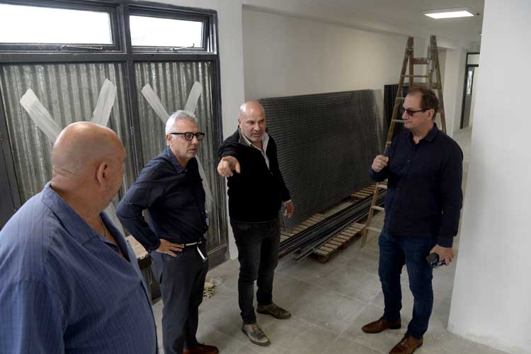  Julio Zamora, realizó una recorrida por el futuro edificio de la Escuela Secundaria N°47 de Benavídez