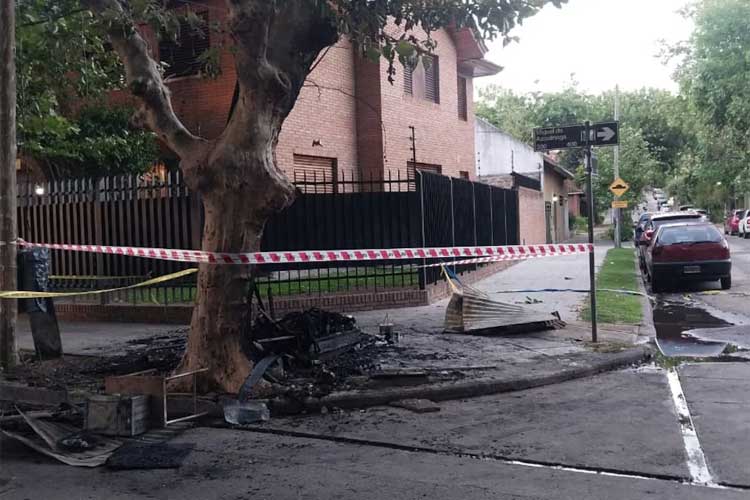 Confesión tras un incendio fatal en Vicente López: “Tuvimos una discusión por política”