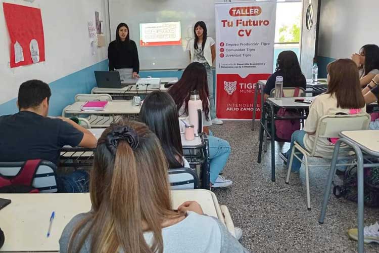 Capacitación laboral en Tigre: “Tu Futuro CV” ya formó a más de 900 estudiantes este 2024