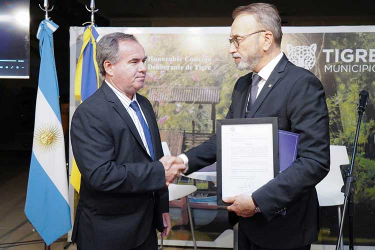 Tigre rindió tributo al Holodomor Ucraniano por iniciativa de La Libertad Avanza