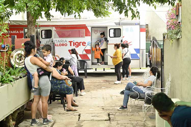 El Municipio de Tigre realizó operativos de salud gratuitos en distintos puntos del distrito