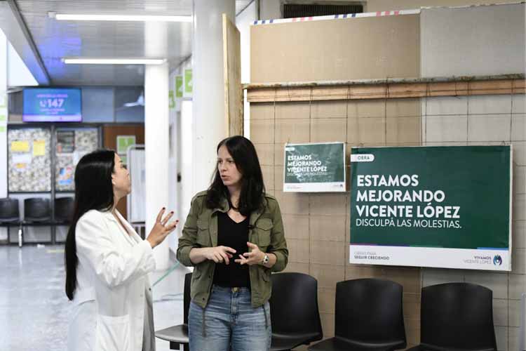 Vicente López avanza en la remodelación del Hospital Houssay