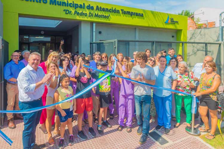 Juan Andreotti inauguró el nuevo Centro Municipal de Atención Temprana en San Fernando